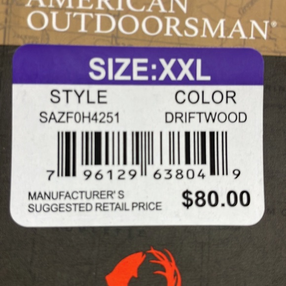 The American Outdoorsman jacket with fleece lining. - Picture 6 of 6